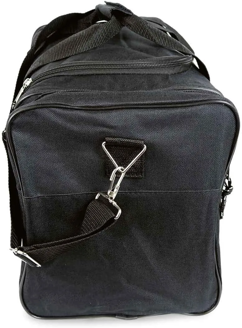 17" Duffel Bag Travel Size Sports Gym Bag (Duffle Bag) (Black)
