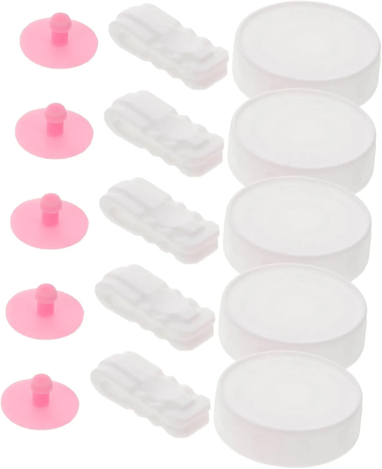 1Set Sealing Clips Valve Plugs Stoppers for Airtight Storage User Friendly Design for Vacuum Sealing