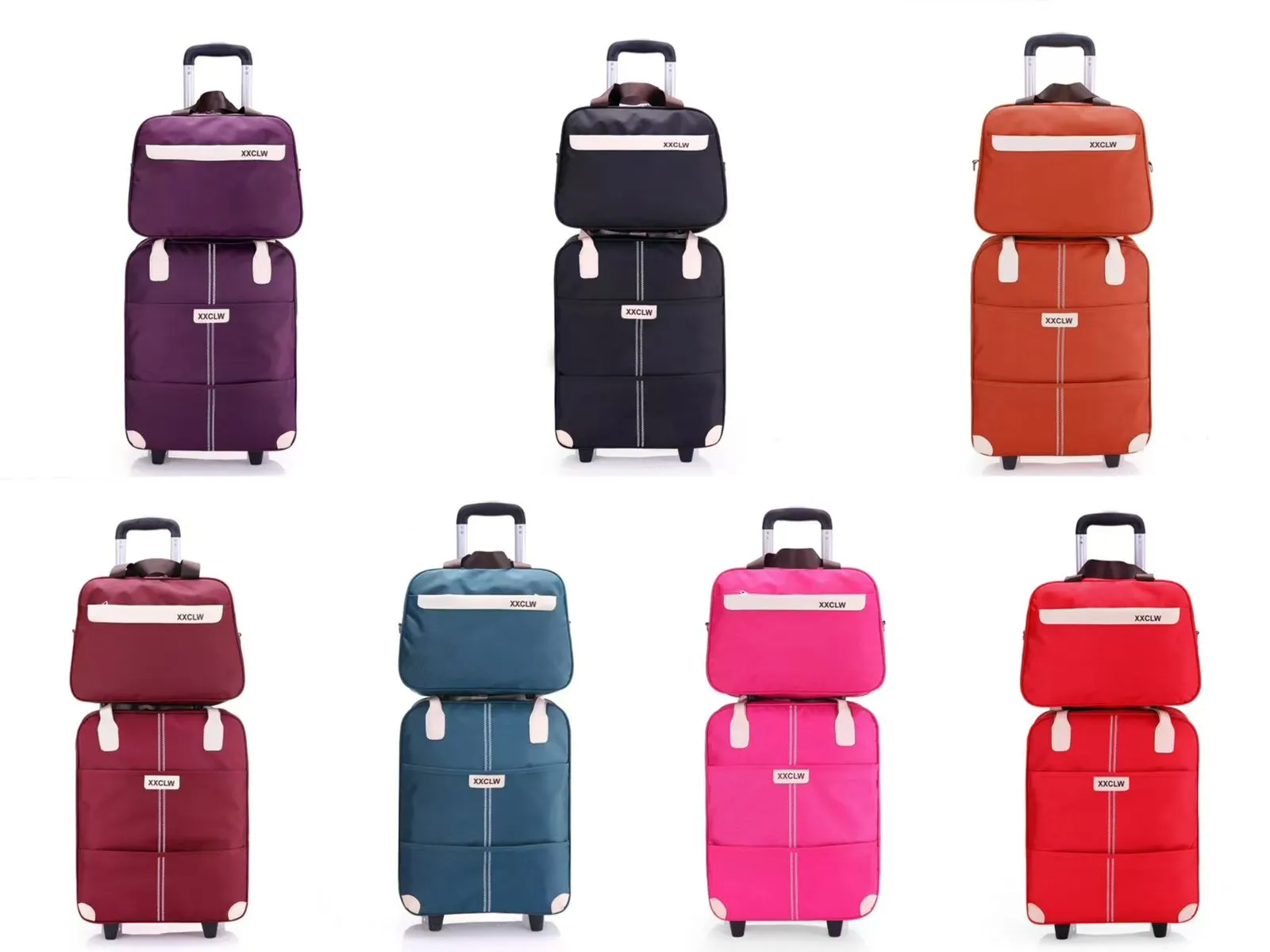 2 in 1 Travel Trolley Bags Carry on Bags