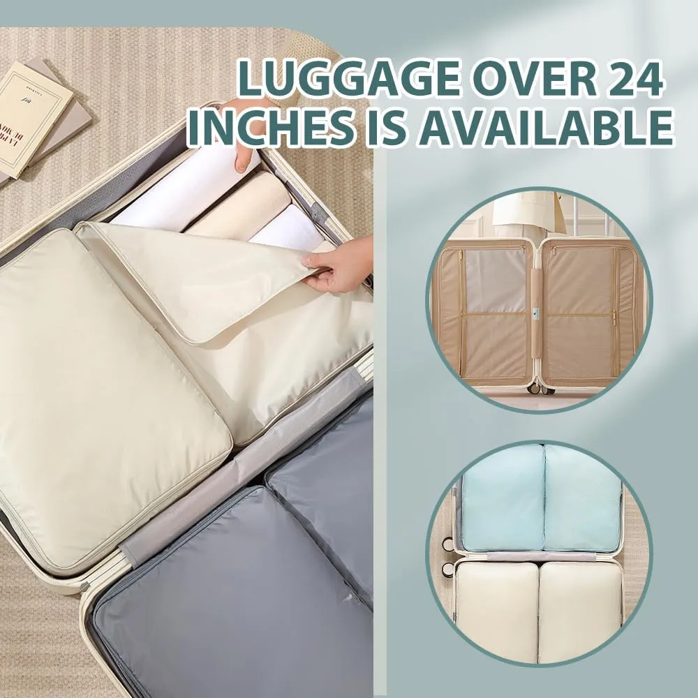 2025 New Ultra Space Saving Self Compression Organizer, Portable Space Saver Storage Packing Bags, Compression Storage Bag for Comforters, Blankets, Bedding (Pink, L - 54*42*30 cm)
