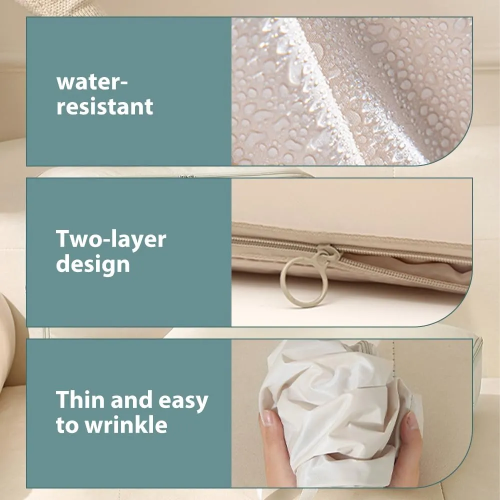 2025 New Ultra Space Saving Self Compression Organizer, Portable Space Saver Storage Packing Bags, Compression Storage Bag for Comforters, Blankets, Bedding (Pink, L - 54*42*30 cm)