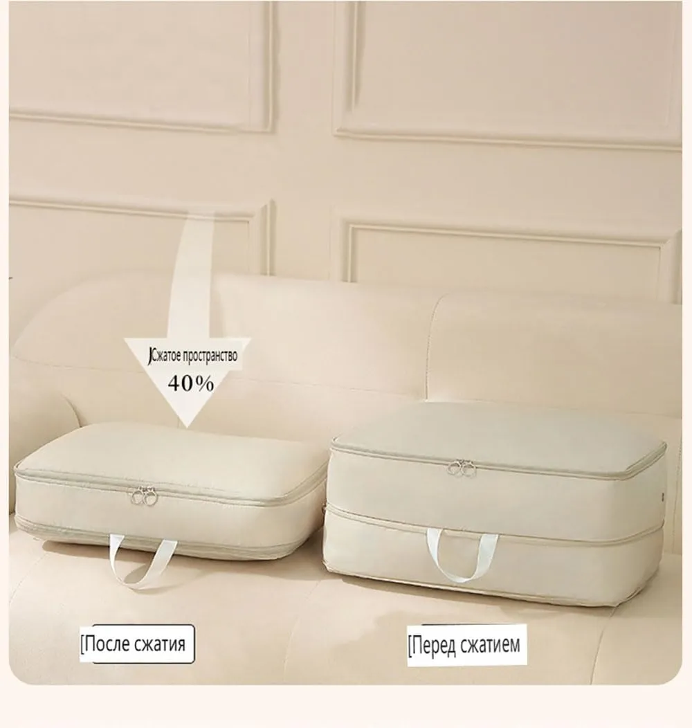 2025 Ultra Compact Self-Sealing Storage Solution – Giant Space-Saver for Travel & Home， Self-Shrinking Storage Bag (pink,Large)