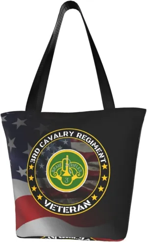 3rd Cavalry Regiment Veteran Fashion Shoulder Bag Large Capacity For Man Or Woman