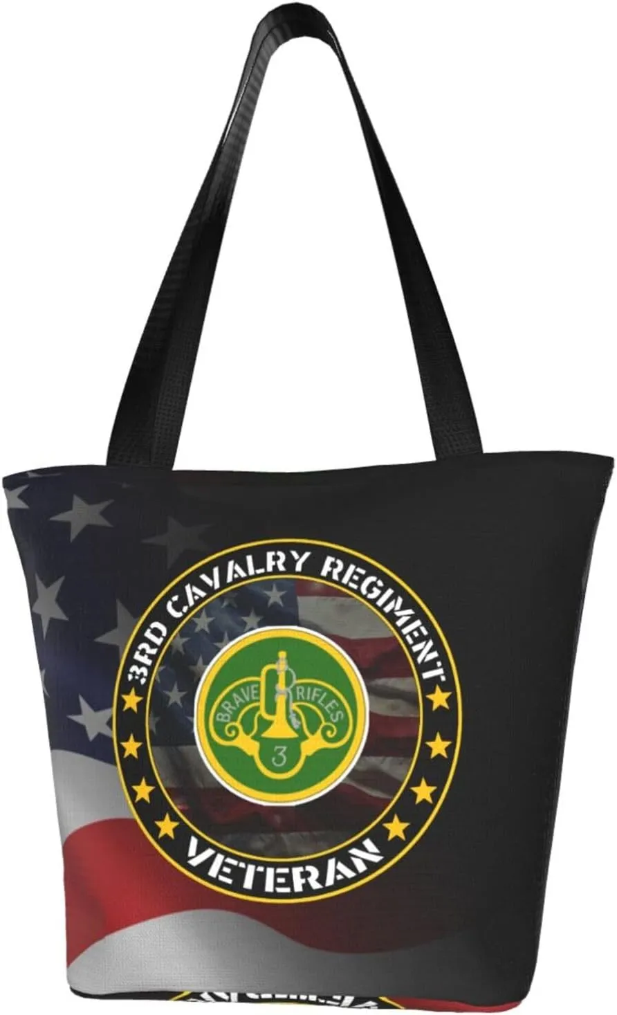 3rd Cavalry Regiment Veteran Fashion Shoulder Bag Large Capacity For Man Or Woman