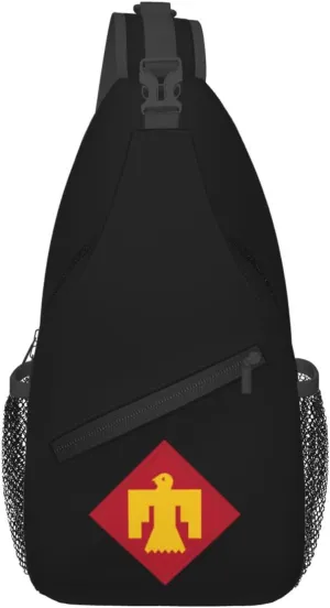 45Th Infantry Brigade Combat Team of the United States Army Crossbody Bags For Women Men Chest Backpack Gym Shoulder Bag Travel Outdoor Sports Casual Crossbody Bags