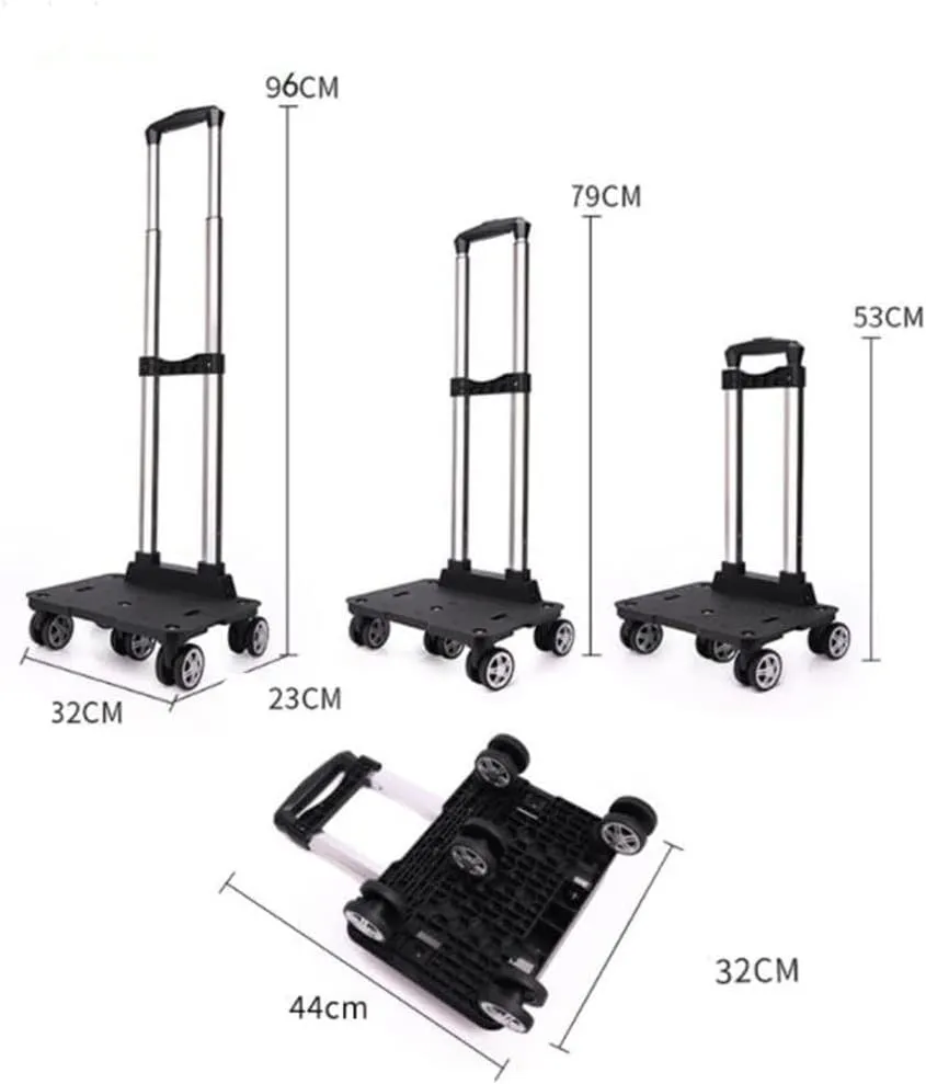 5-Wheeled Household Foldable and Detachable Shopping cart（ZX5J）
