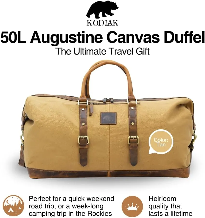 50L Augustine Duffel (Tan)