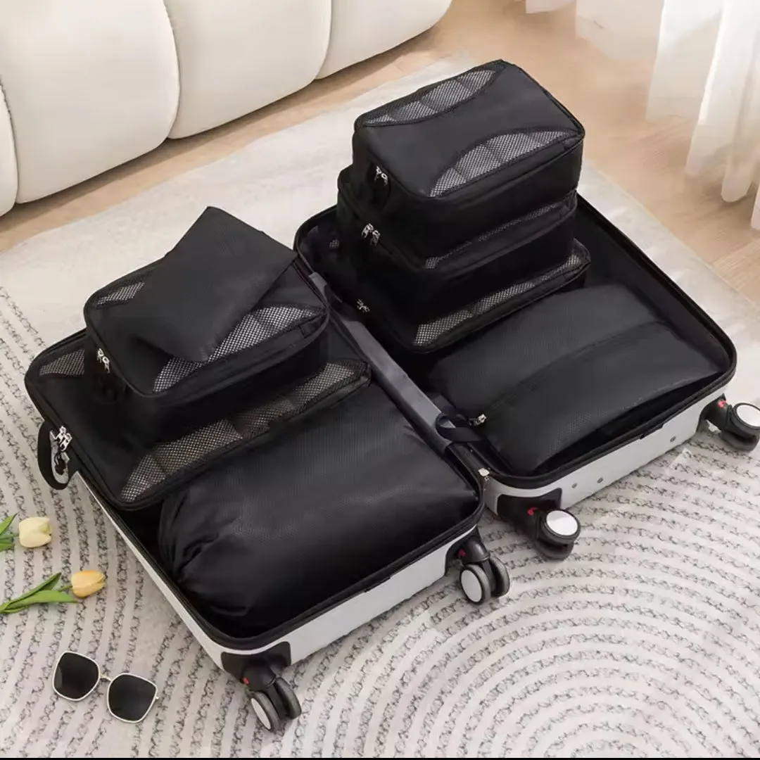 8pcs Travel Suitcase Compression Cubes gha