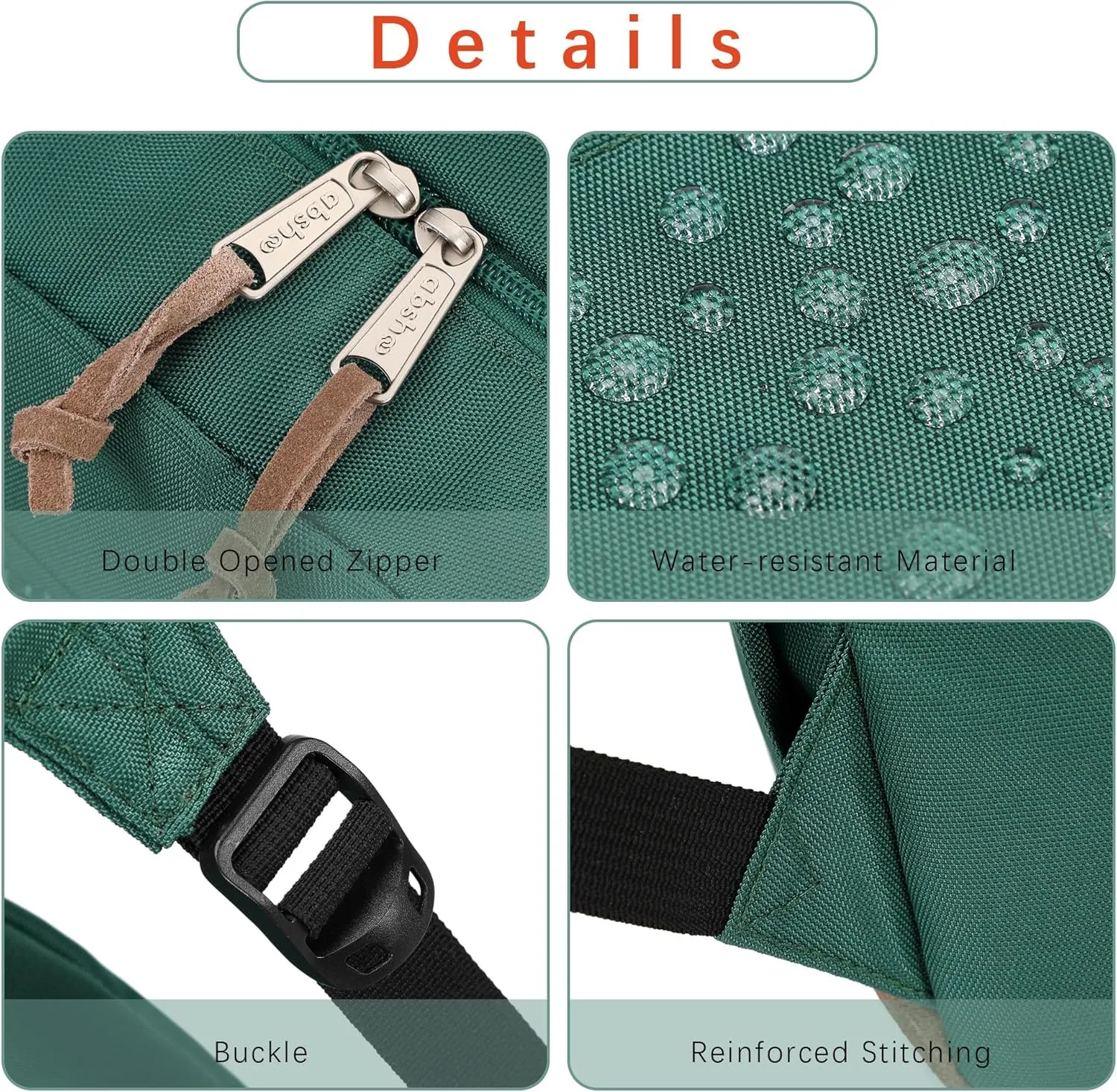 abshoo Casual Backpack Travel for Men Women College Student Backpack for Teen Boys Girls School Bag (Green)