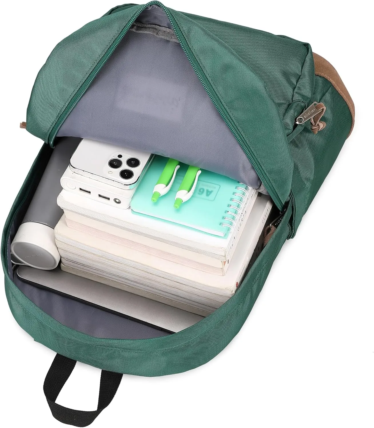 abshoo Casual Backpack Travel for Men Women College Student Backpack for Teen Boys Girls School Bag (Green)