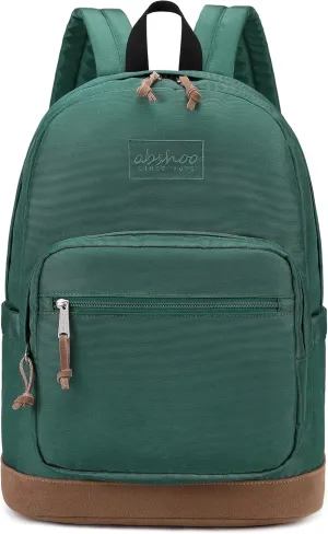 abshoo Casual Backpack Travel for Men Women College Student Backpack for Teen Boys Girls School Bag (Green)