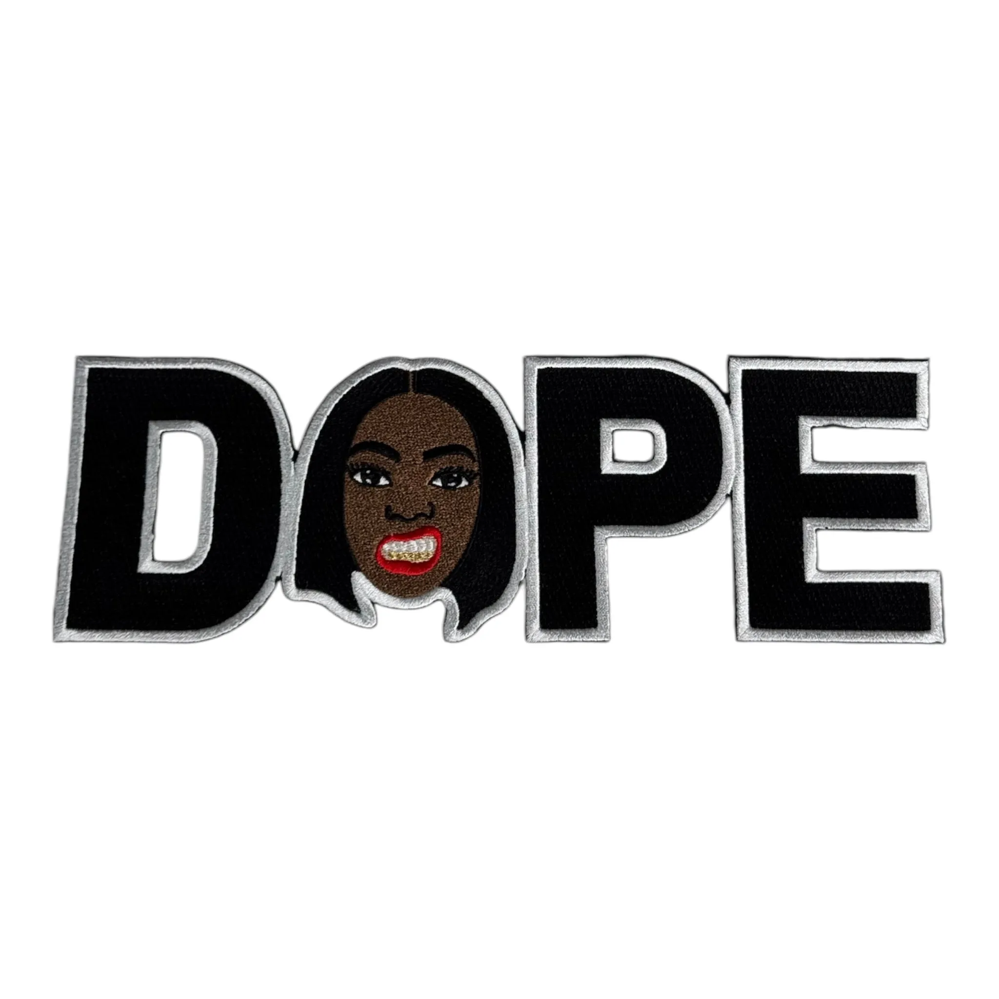 Afrocentric DOPE Patch for Clothing and Accessories
