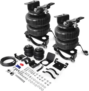 Air Spring Bag Suspension Kit Compatible with 2001-2010 Chevy/GMC 2500/2500HD 2WD/4WD Trucks With 8 Lug Wheels OEM Number Replace Firestone 2250, TOW-GM0010HD-001