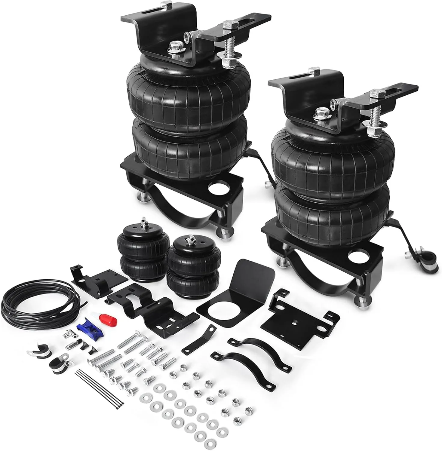 Air Spring Bag Suspension Kit Compatible with 2001-2010 Chevy/GMC 2500/2500HD 2WD/4WD Trucks With 8 Lug Wheels OEM Number Replace Firestone 2250, TOW-GM0010HD-001