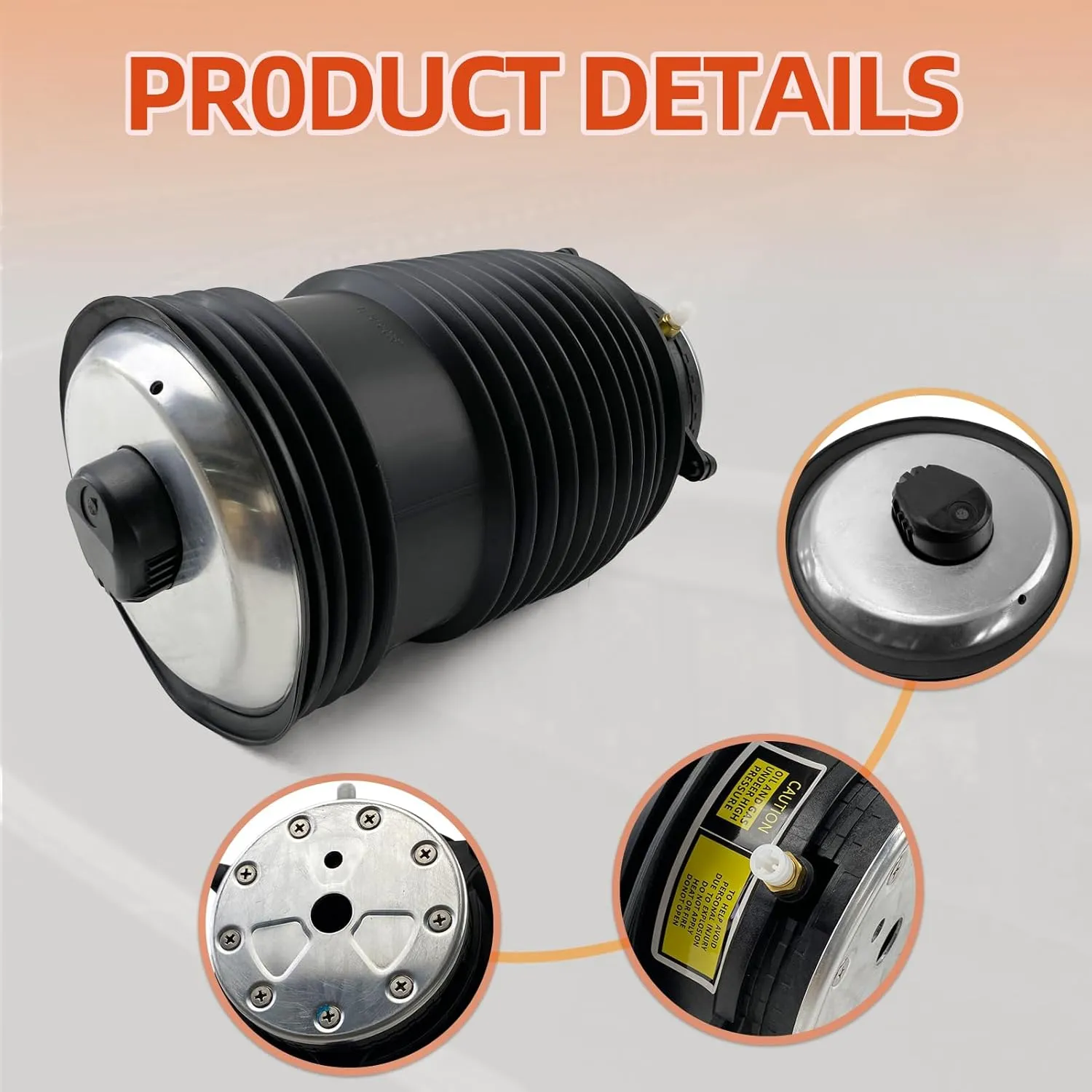 Air Suspension Spring Bag Rear Left Compatible with 2015-2020 Benz C-Class W205 Benz C250 C300 C400 C43 AMG C450 AMG C63 AMG C63 AMG S OEM 2053200125