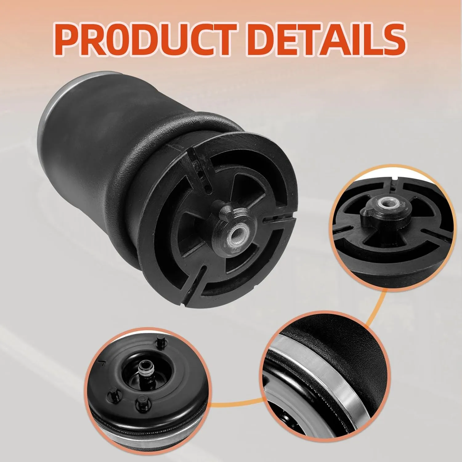 Air Suspension Spring Bag Rear Left Compatible with BMW 1995-2004 5 Series X5 E39 1995-2004 5 Series X5 E39 OEM 37121095081 17610098-101 17610098-102 17610098-103 37121094613