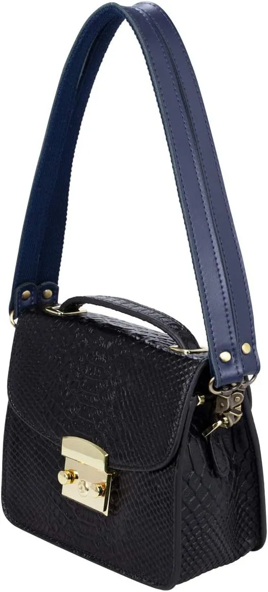 Allzedream Genuine Leather Purse Strap Sewing Canvas Replacement Handbag Shoulder Bag 2 Pcs