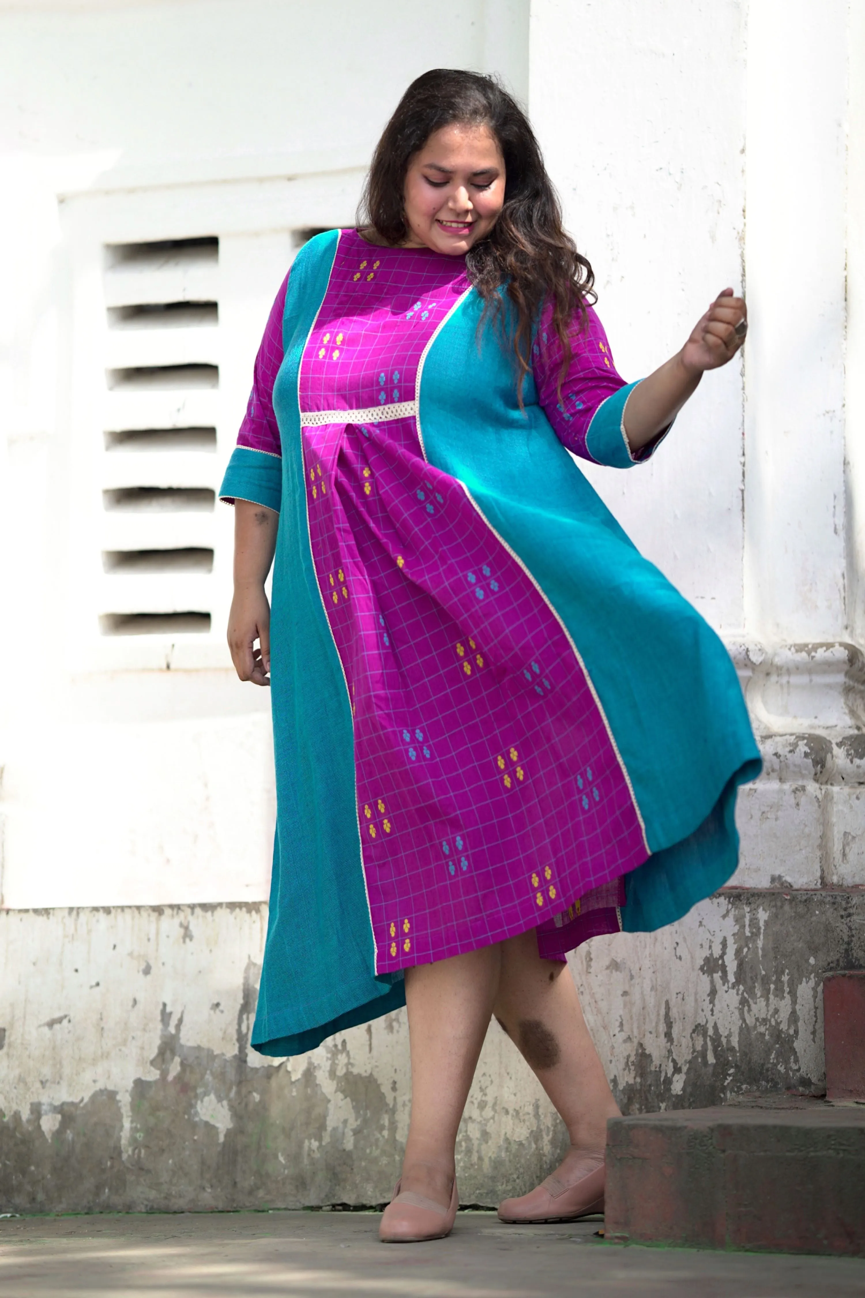 Ambika- A-lined Cotton Dress