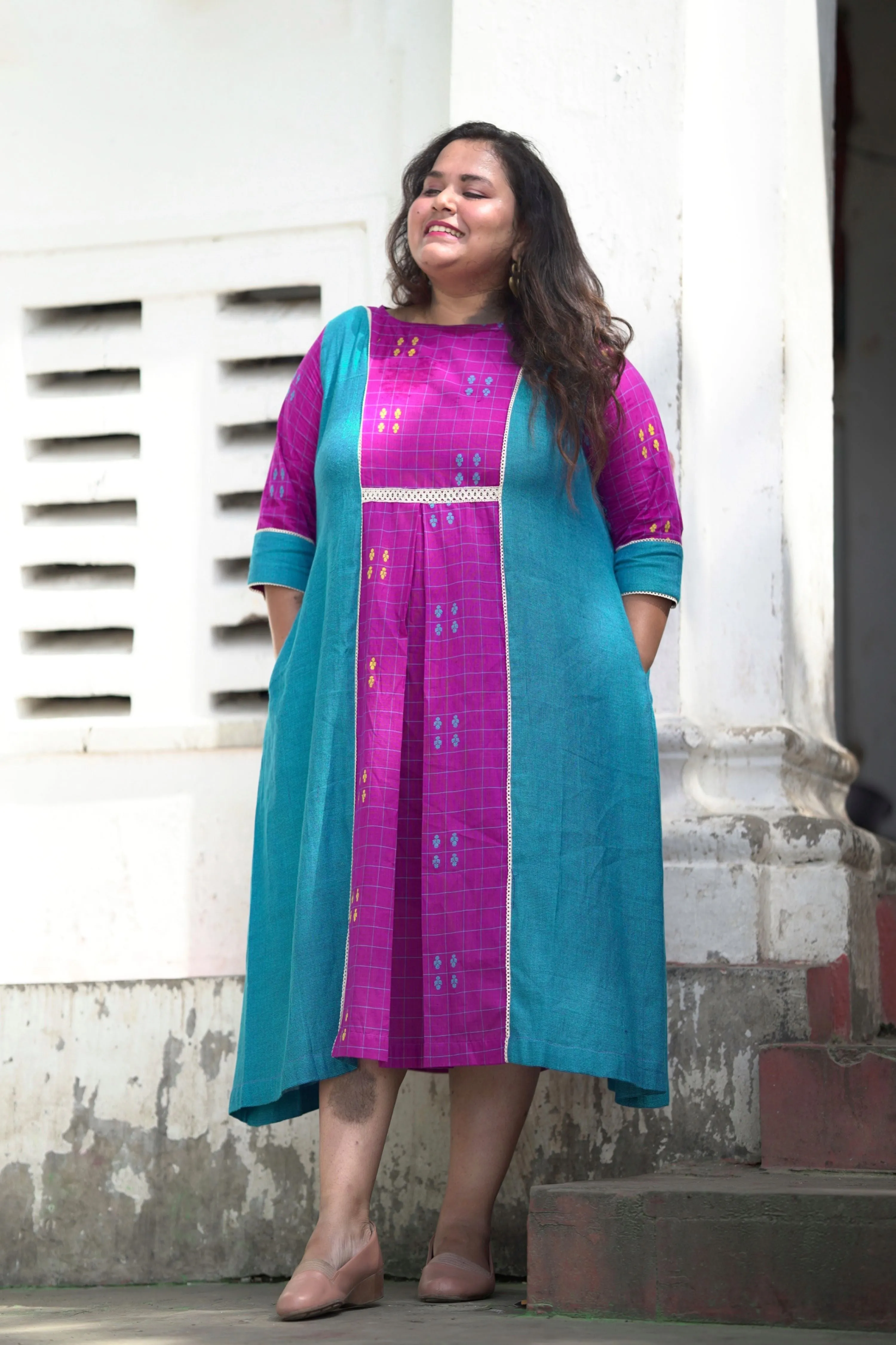 Ambika- A-lined Cotton Dress