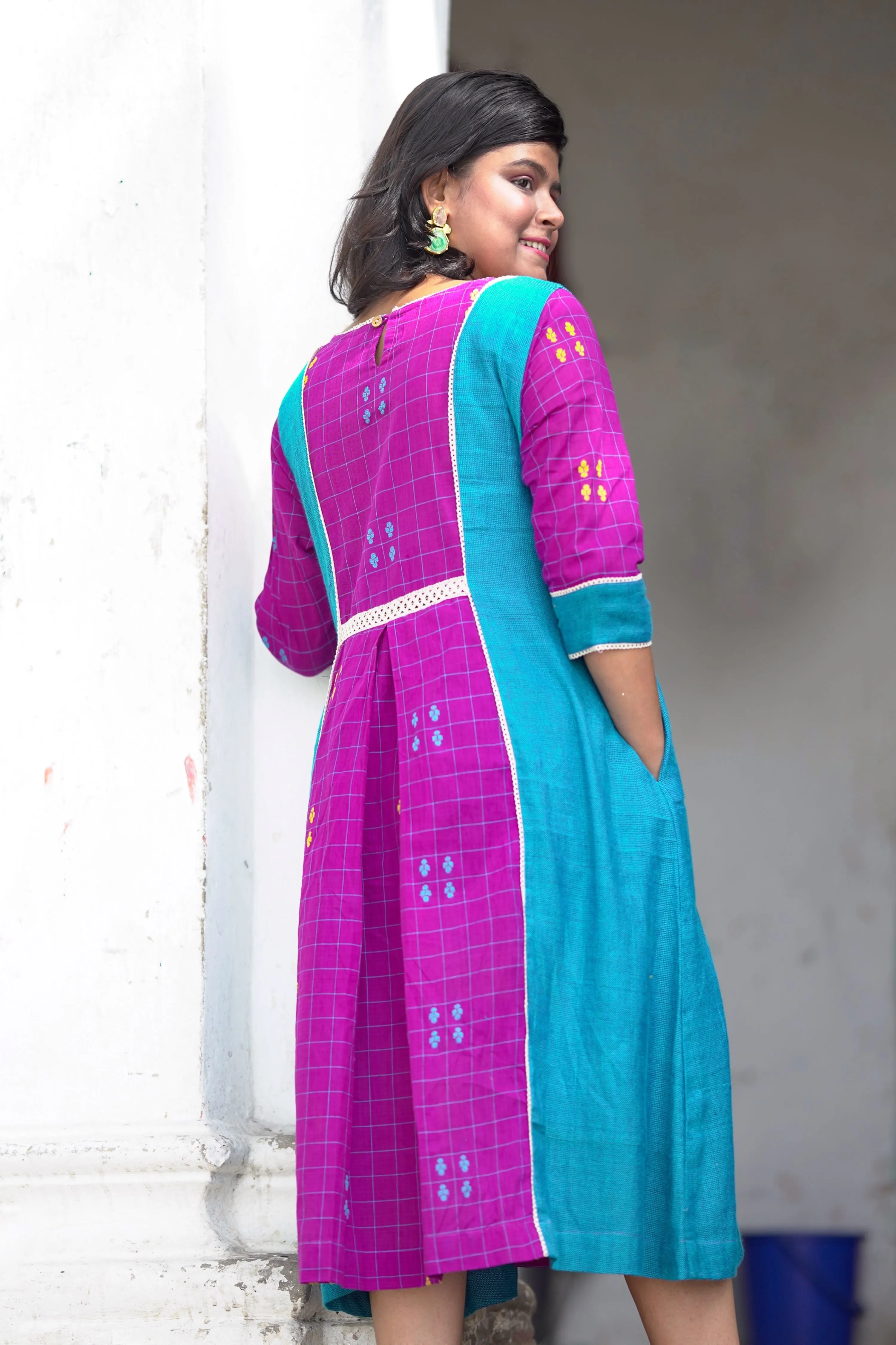 Ambika- A-lined Cotton Dress