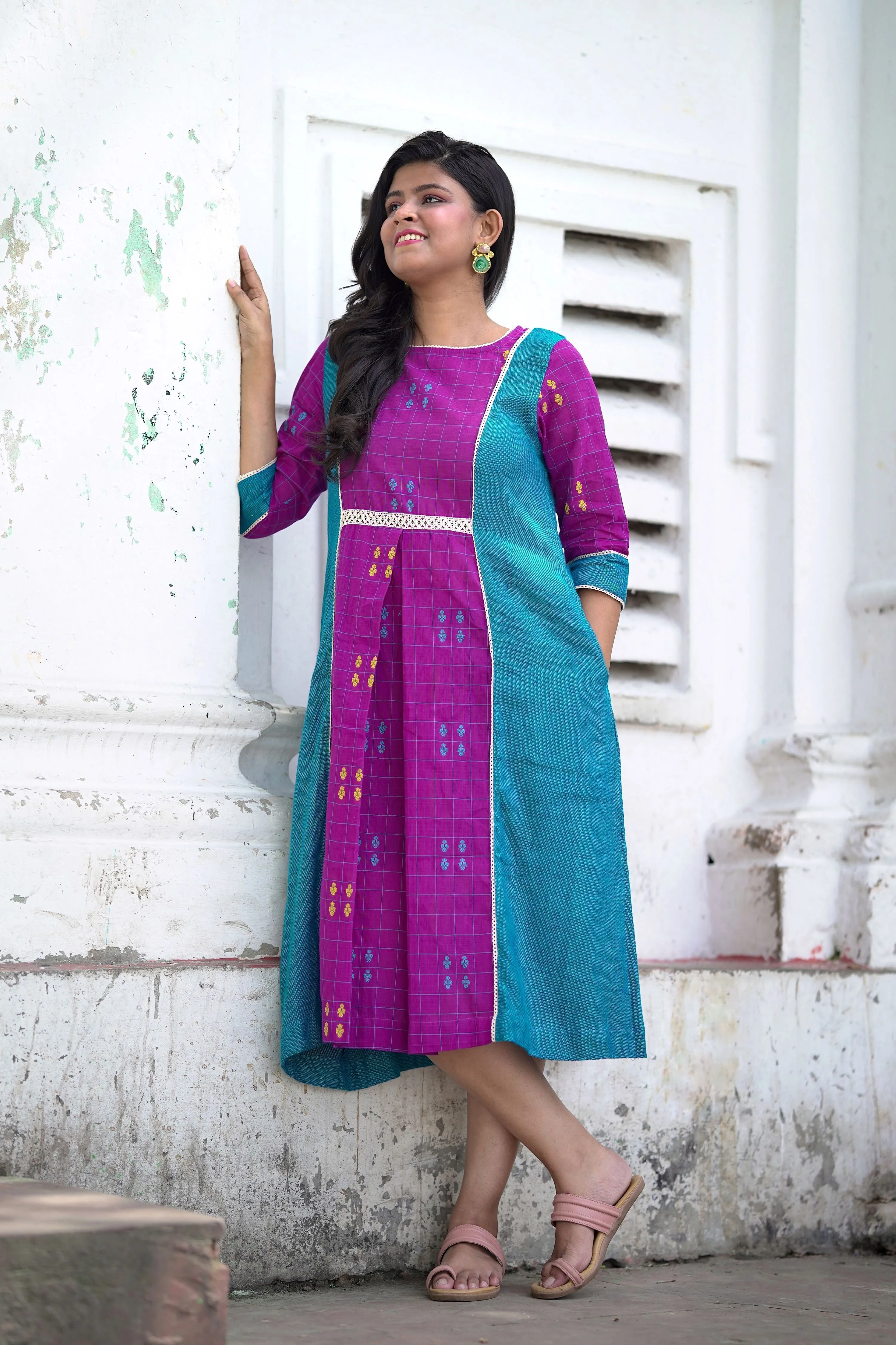Ambika- A-lined Cotton Dress