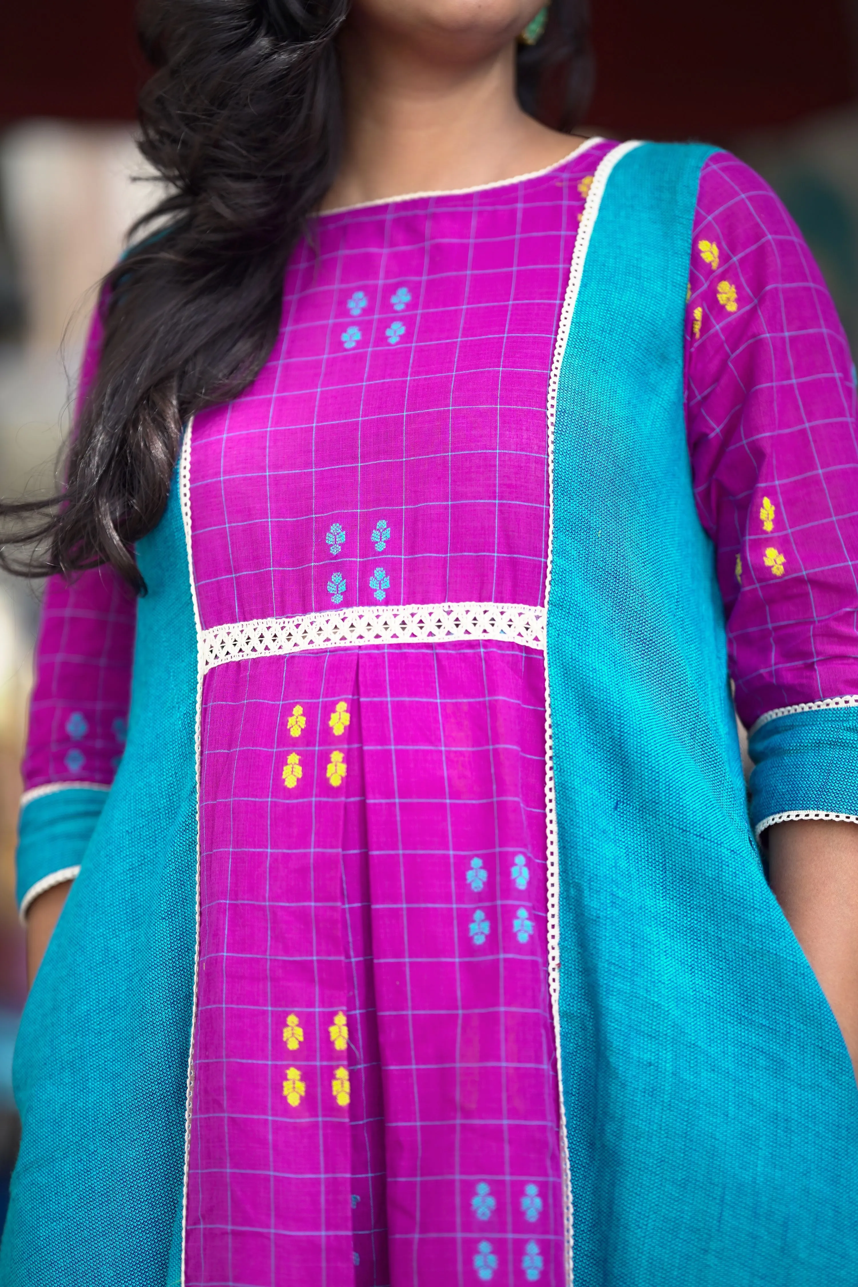 Ambika- A-lined Cotton Dress