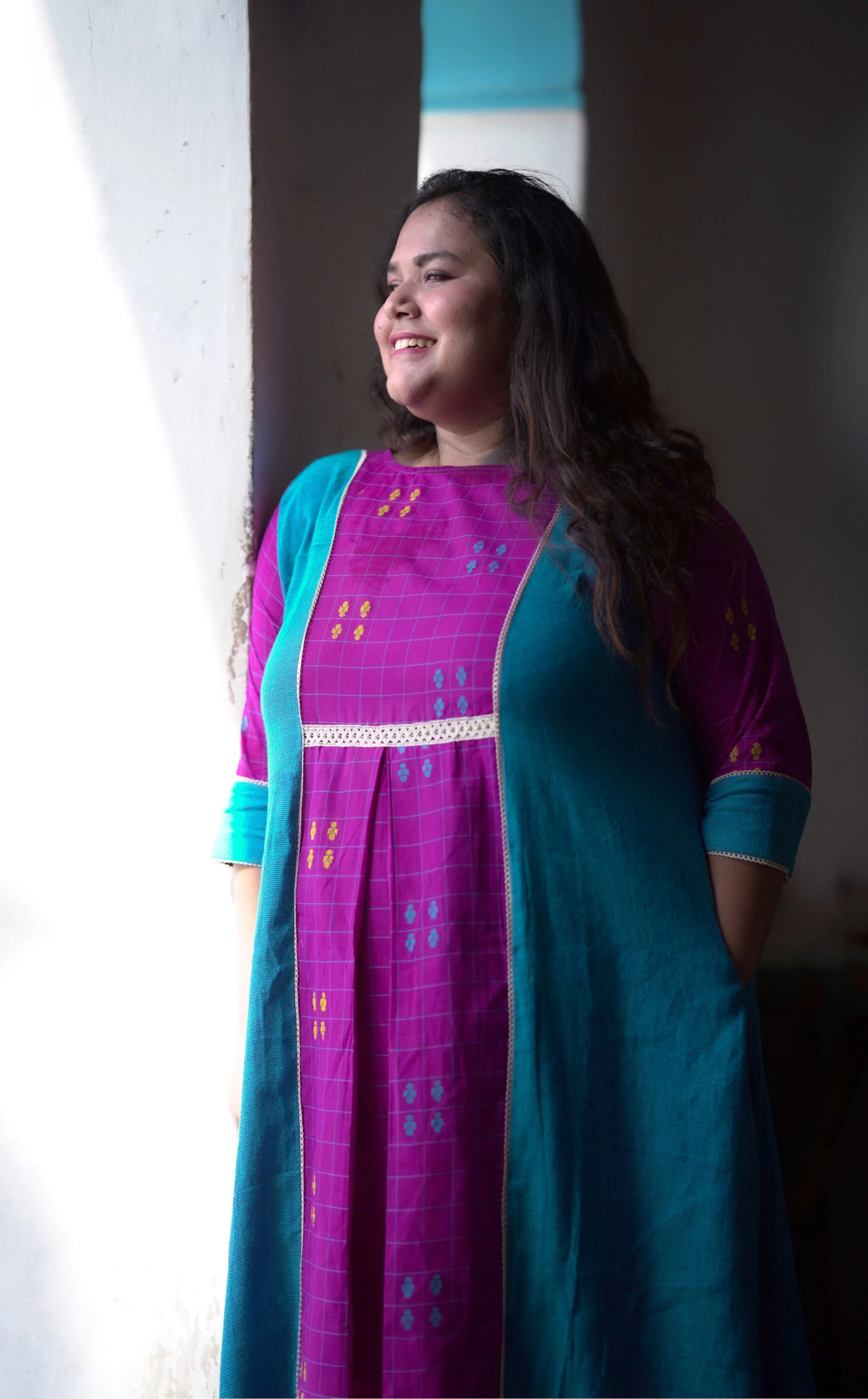 Ambika- A-lined Cotton Dress