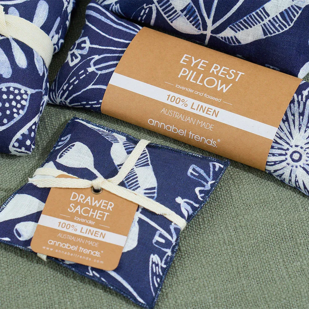 Annabel Trends X Lordy Dordie Drawer Sachet - Linen - Navy Natives