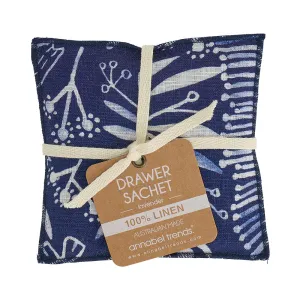 Annabel Trends X Lordy Dordie Drawer Sachet - Linen - Navy Natives