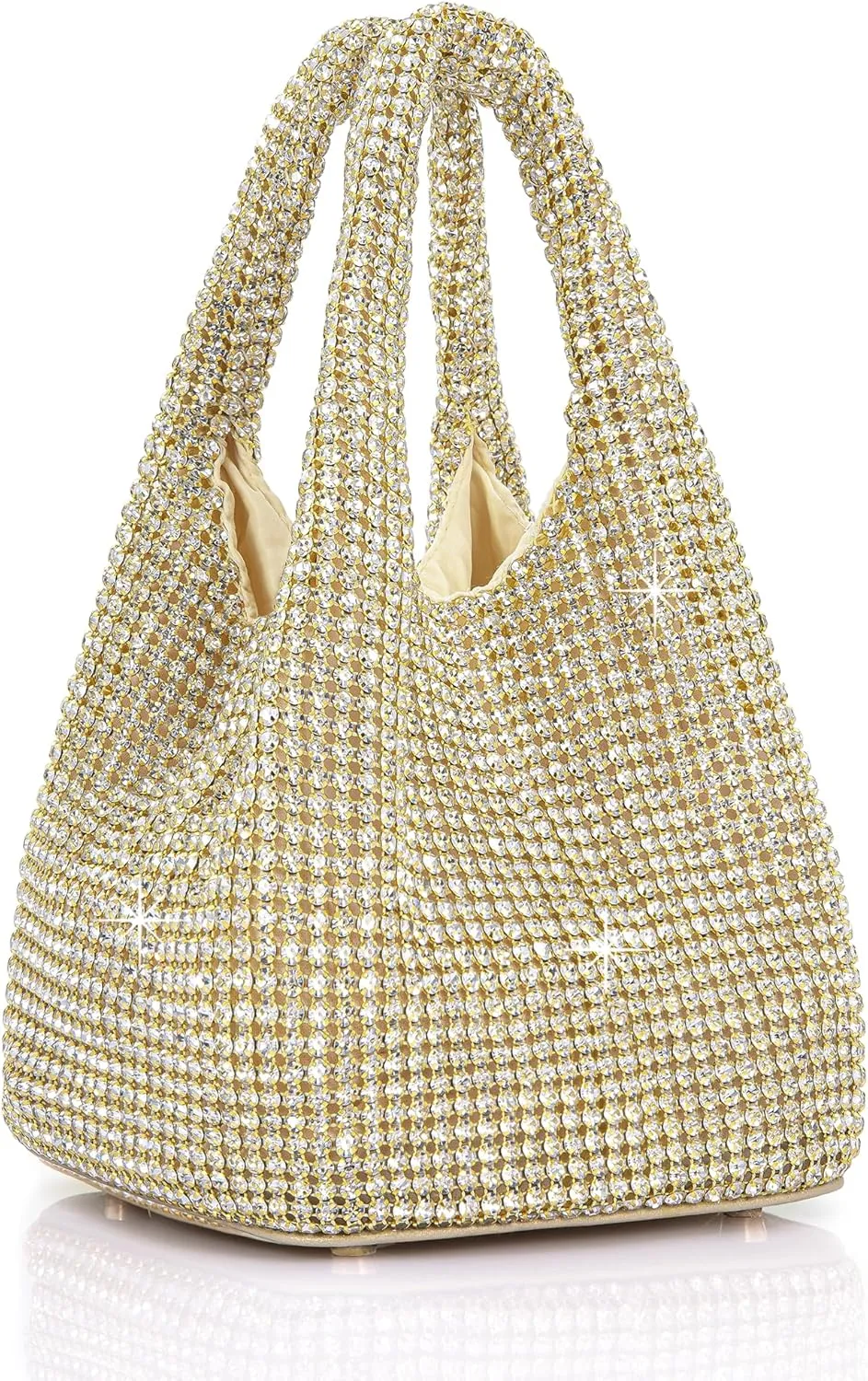 BABEYOND Clutch Purses for Women - Sparkly Evening Bags Glitter Rhinestone Portable Handbag for Party Prom Wedding