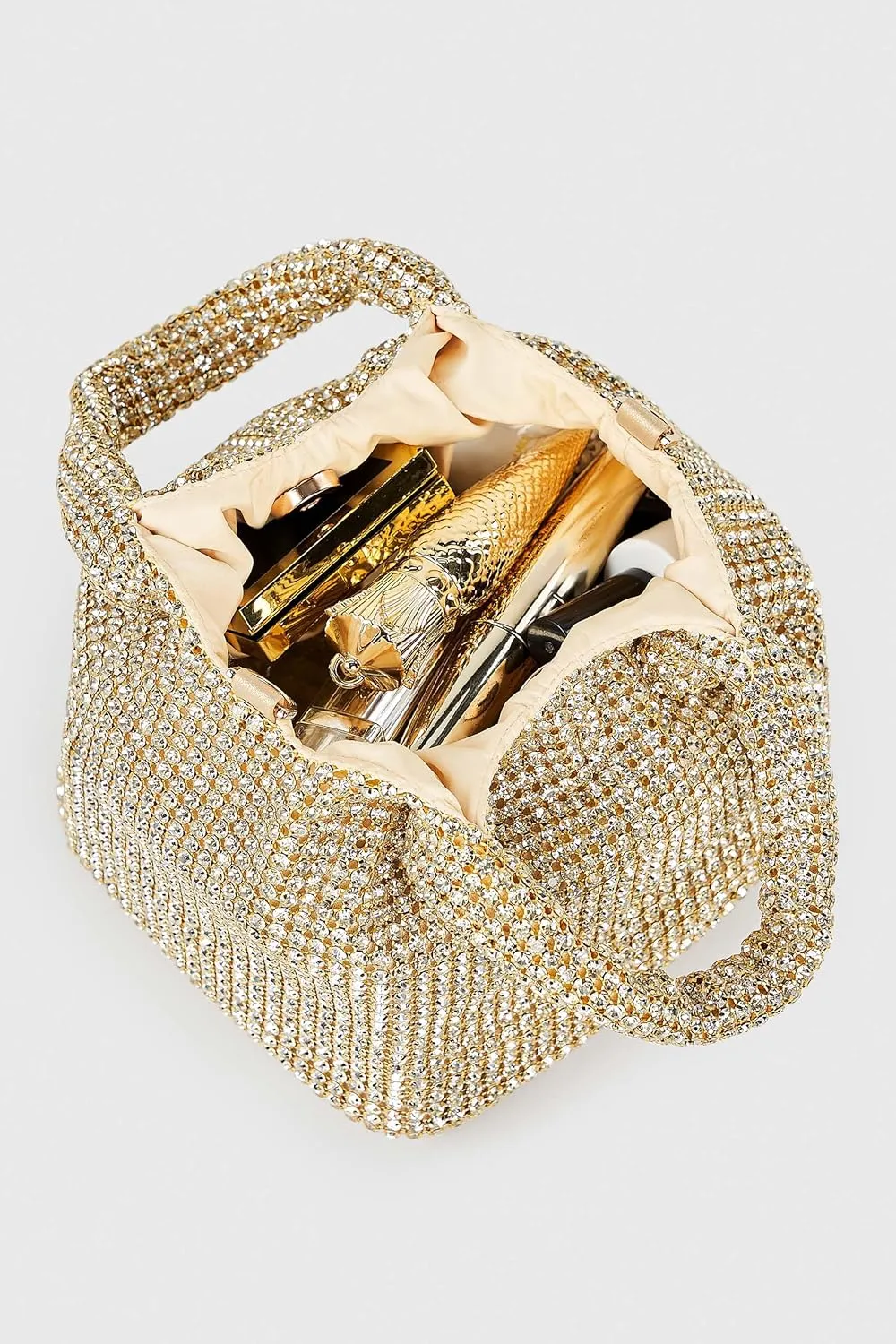 BABEYOND Clutch Purses for Women - Sparkly Evening Bags Glitter Rhinestone Portable Handbag for Party Prom Wedding