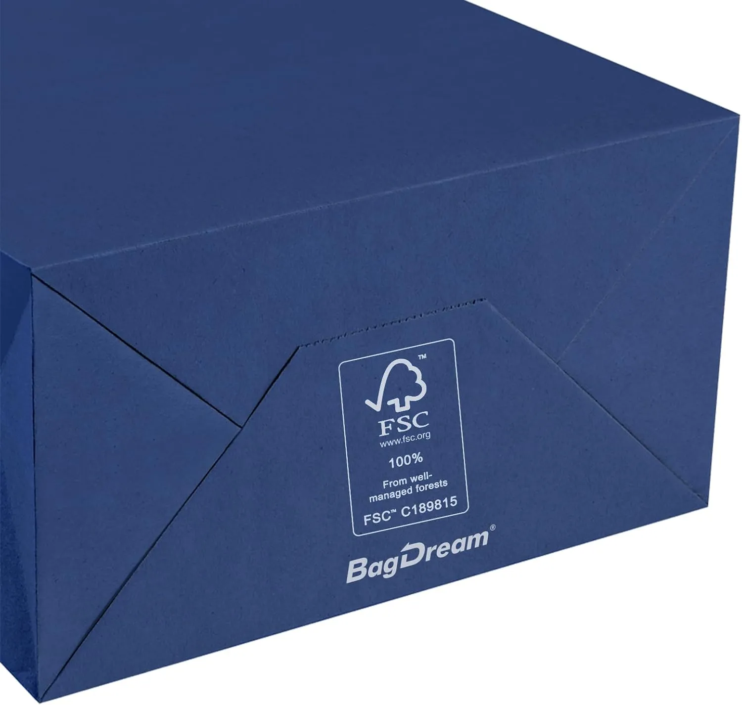 BagDream 25Pcs Navy Blue Gift Bags 8x4.25x10.5 Kraft Paper for Gifts, Shopping Retail Merchandise Grocery Sacks, Navy Blue Paper Bags with Handles Bulk Medium