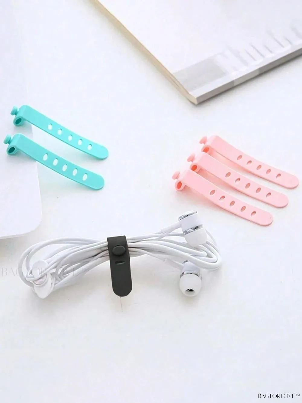 BagForLove - College Essentials Adaptable Cable Ties for Desk Organization