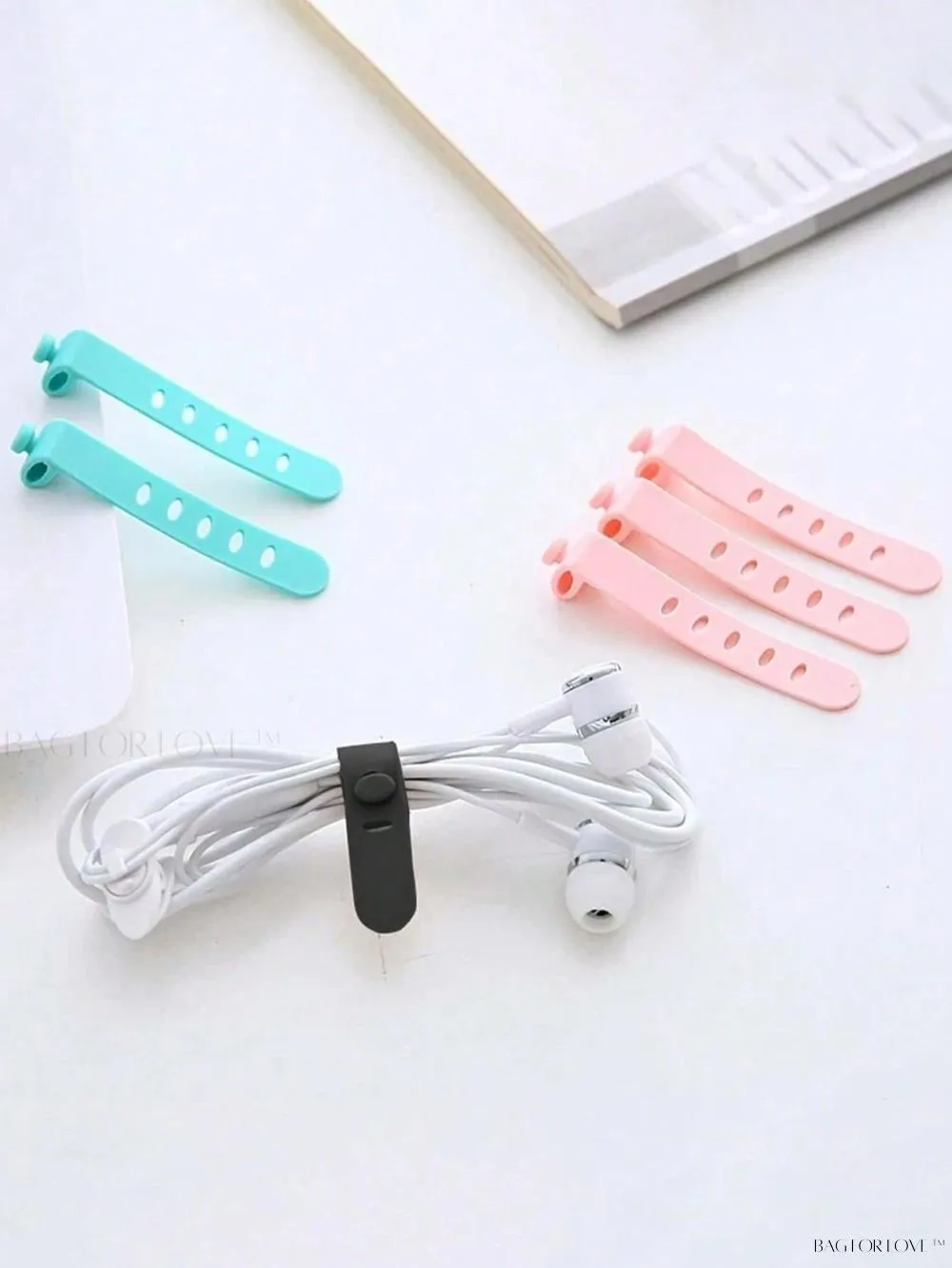 BagForLove - College Essentials Adaptable Cable Ties for Desk Organization