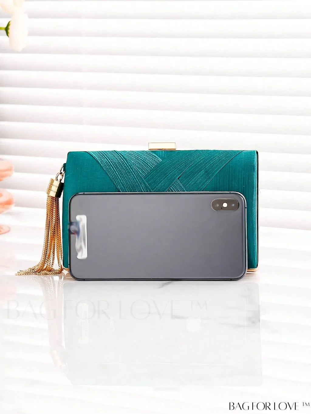 BagForLove - Compact Braided Chain Charm Box Bag - Stylish and Versatile