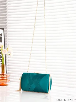BagForLove - Compact Braided Chain Charm Box Bag - Stylish and Versatile