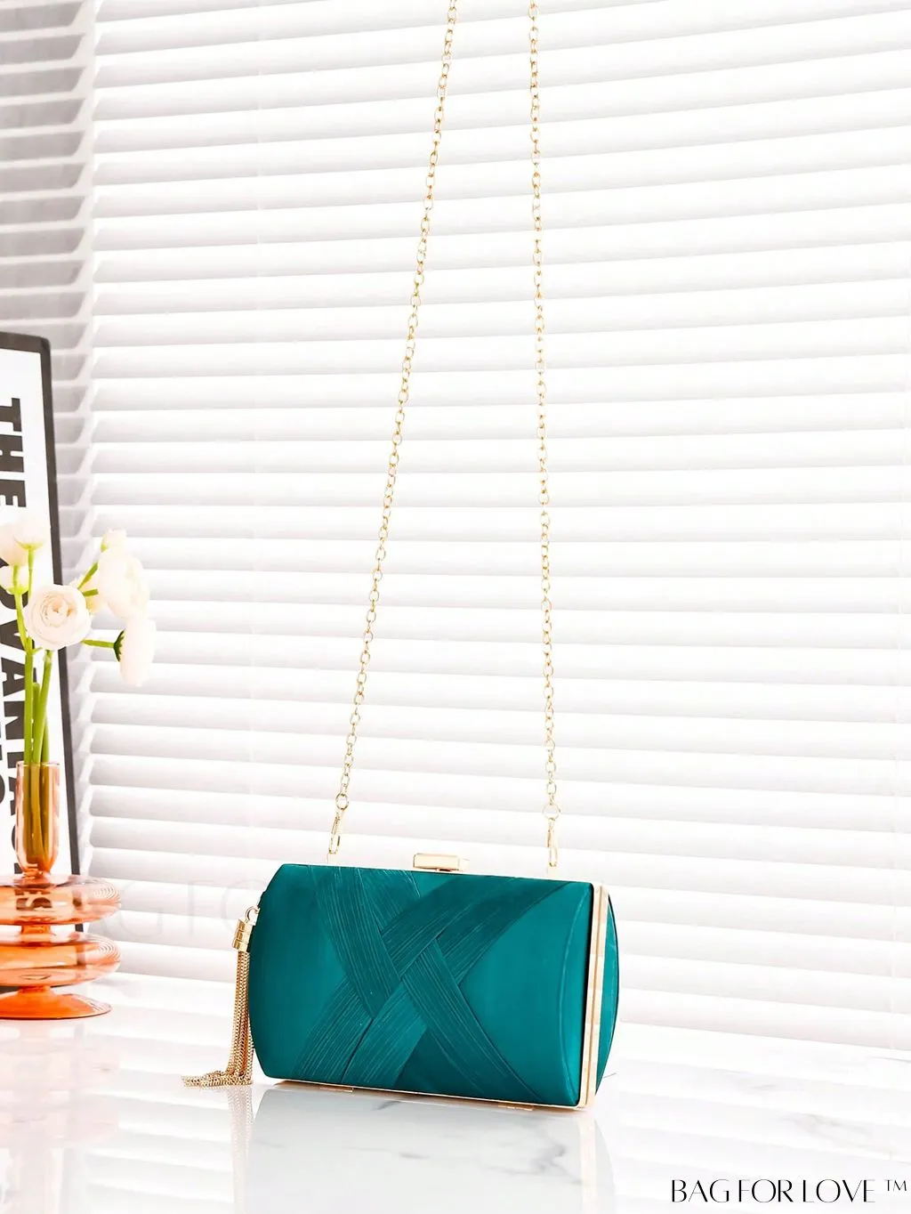 BagForLove - Compact Braided Chain Charm Box Bag - Stylish and Versatile