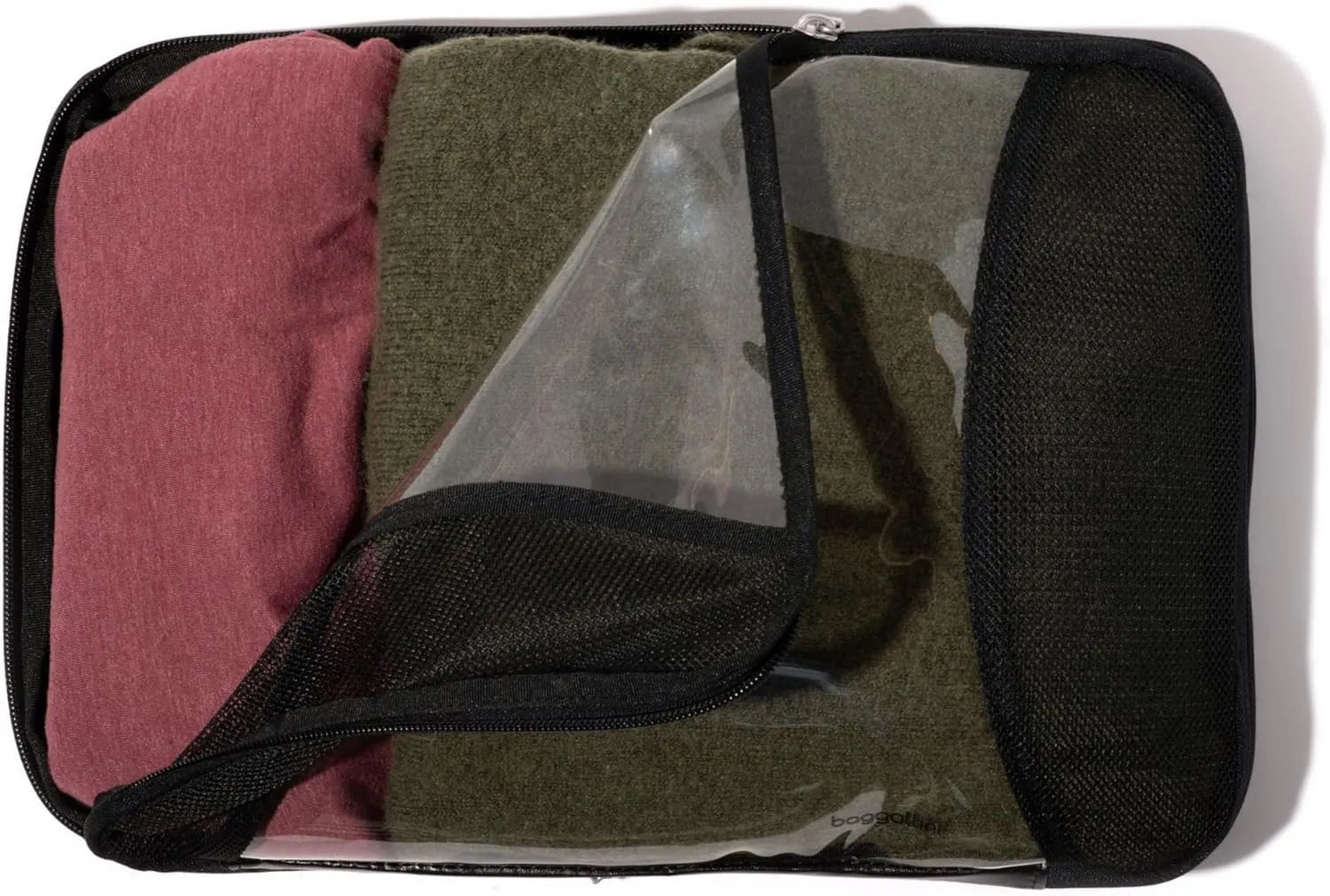 Baggallini Compression Cube 3-piece set - Lightweight Compression Packing Cubes for Travel