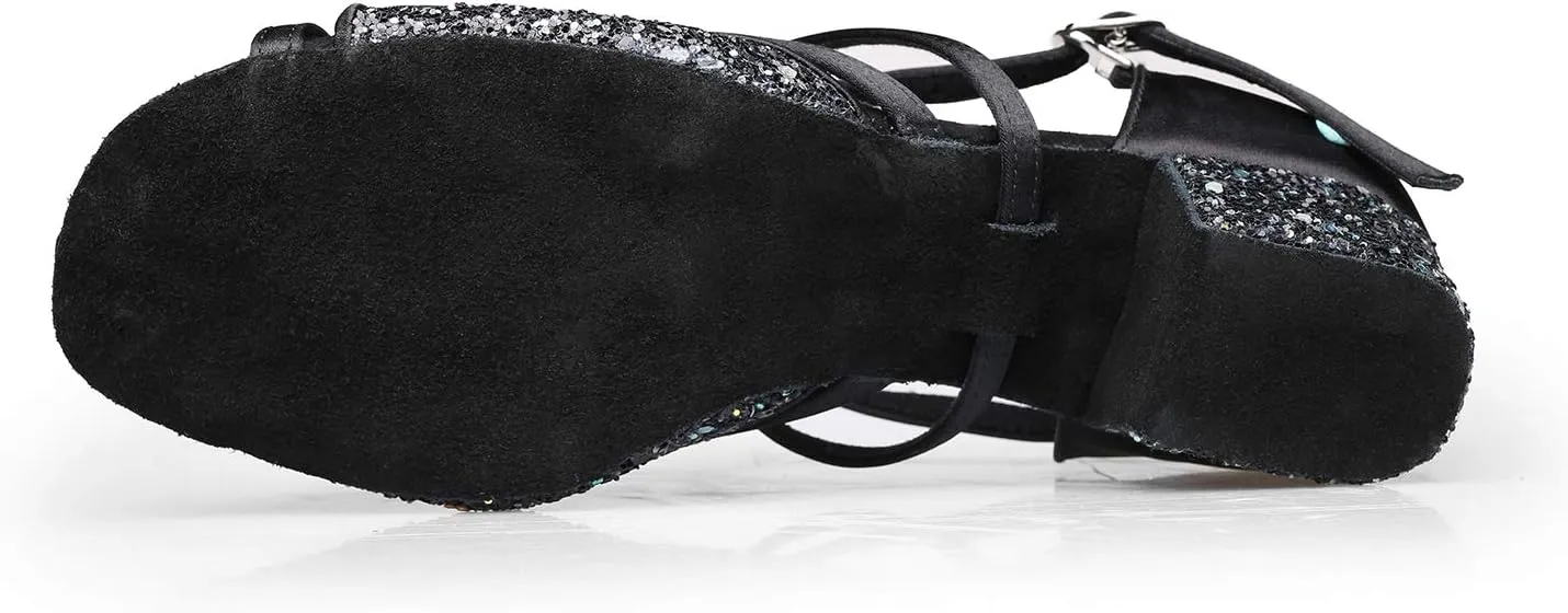 Ballroom Dance Shoes Women, Latin Salsa Bachata Practice Performance Dancer Shoes
