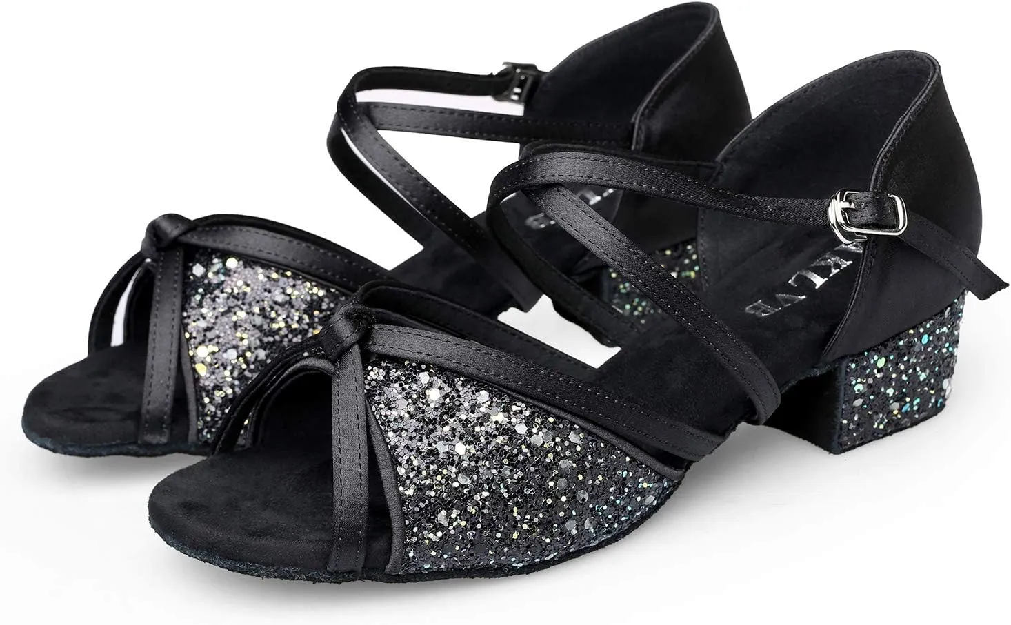 Ballroom Dance Shoes Women, Latin Salsa Bachata Practice Performance Dancer Shoes