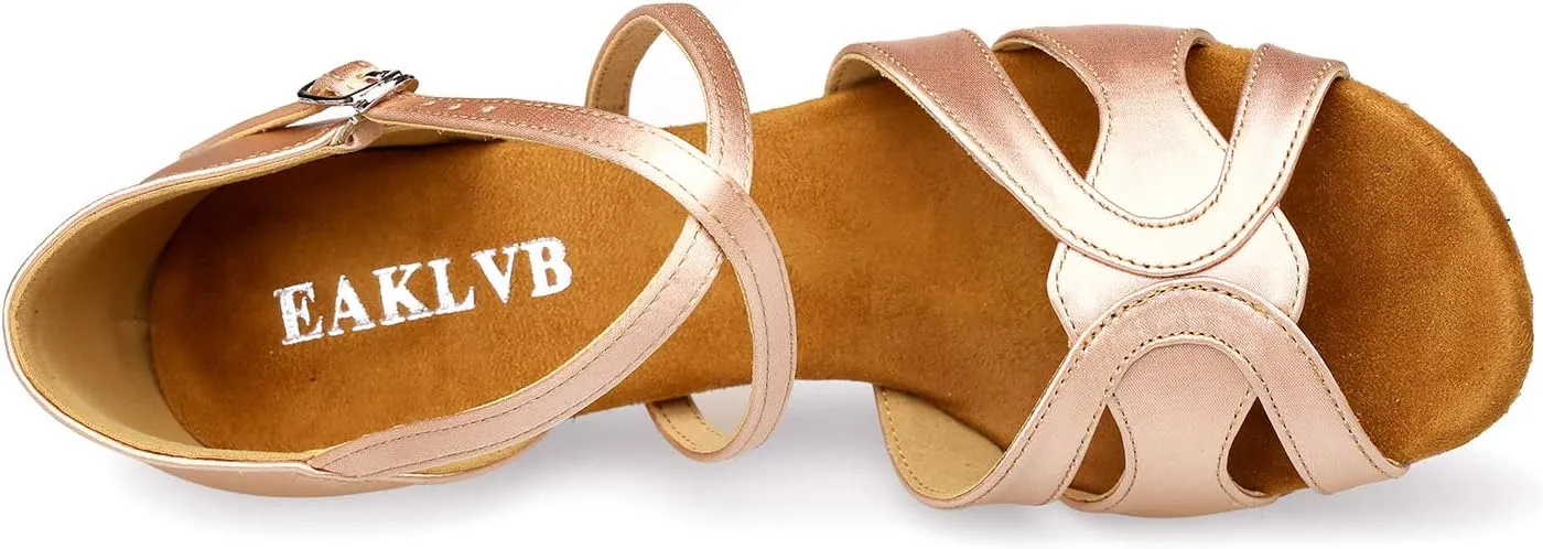 Ballroom Dance Shoes Women, Latin Salsa Bachata Practice Performance Dancer Shoes