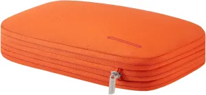 BeeNesting Compression Packing Cubes for travel carry on WaterProof Double Sided Small compressable packing bags 9L/Orange