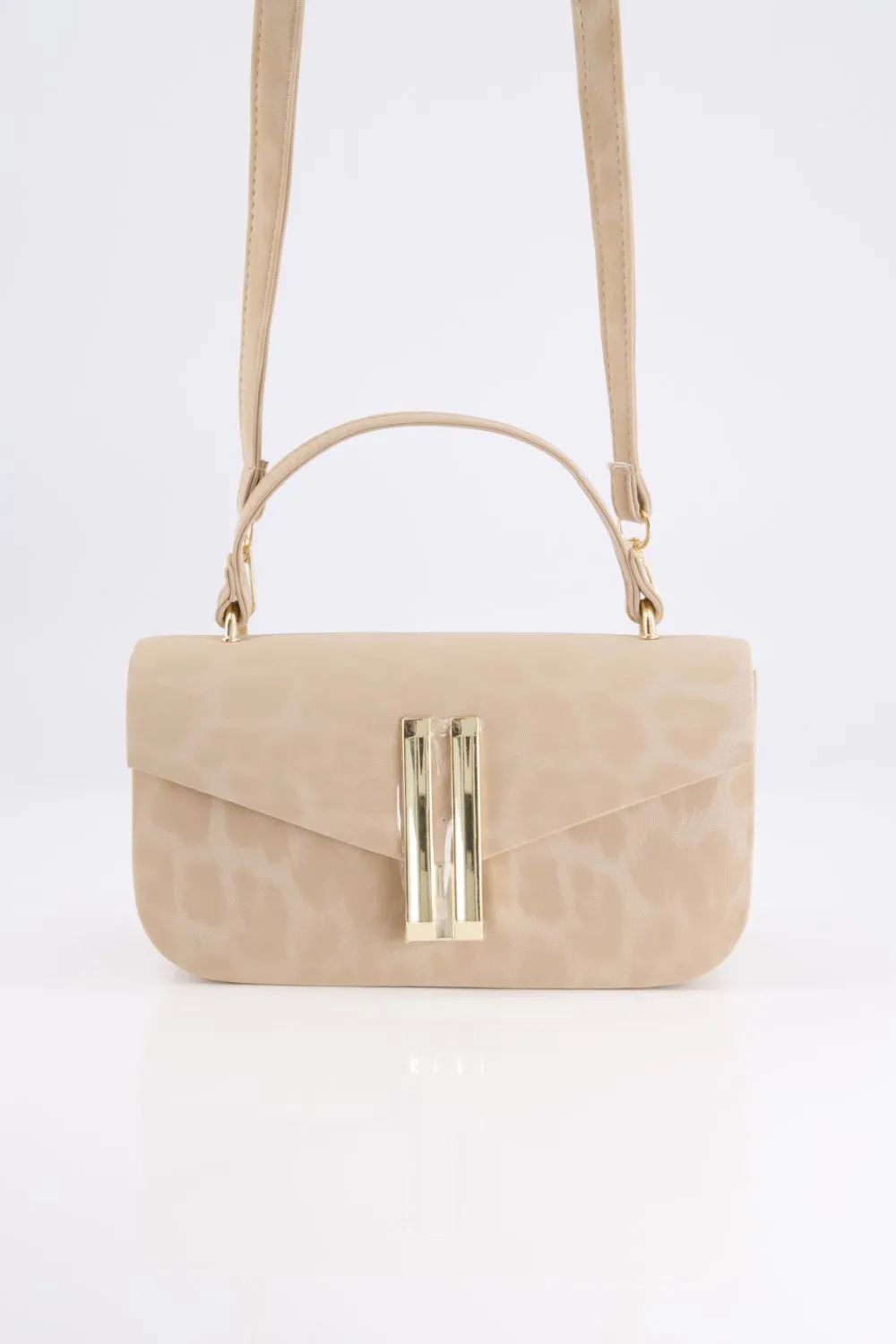 Beige Suede Handbag
