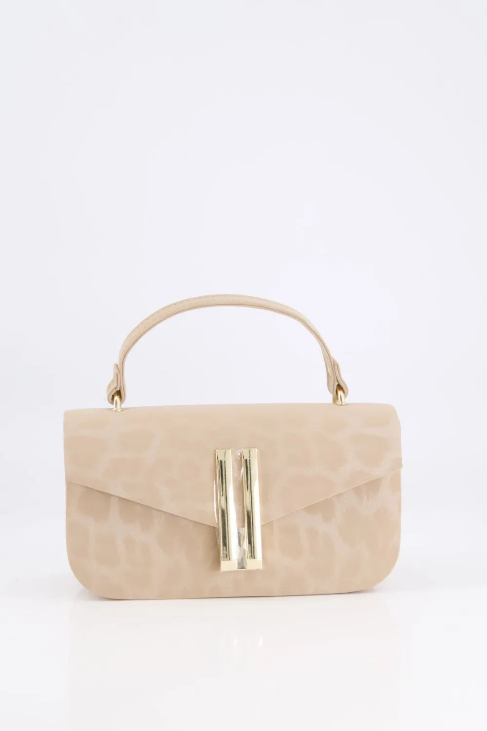 Beige Suede Handbag