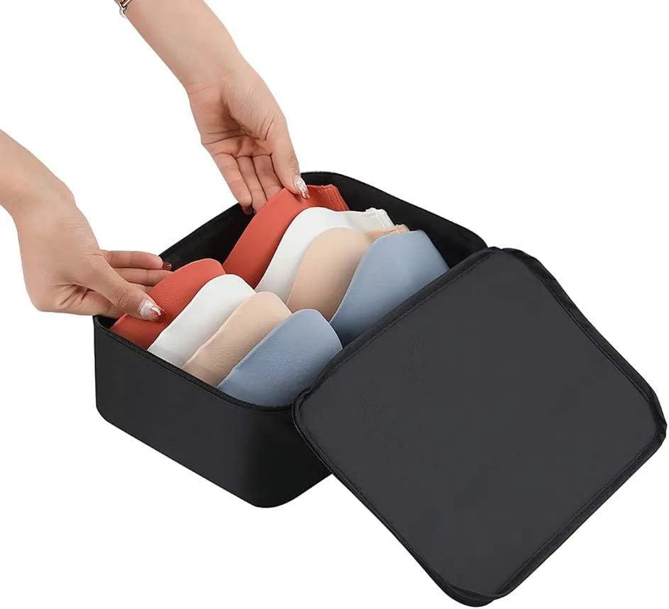 Belsmi 8 Set Packing Cubes with Shoe Bag - Compression Travel Luggage Organizer