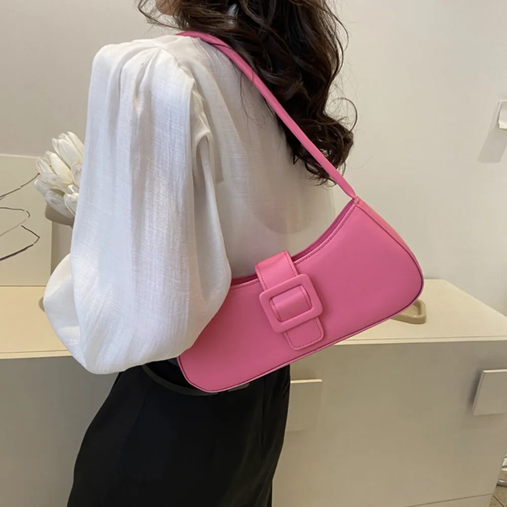 Belt Snap Minimalist Shoulder Bag