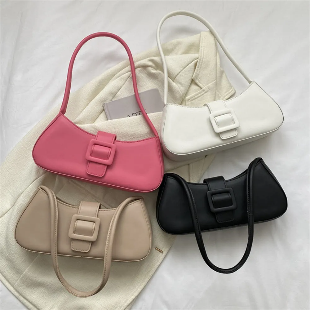 Belt Snap Minimalist Shoulder Bag