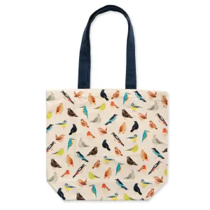 Bird Pattern Tote Bag