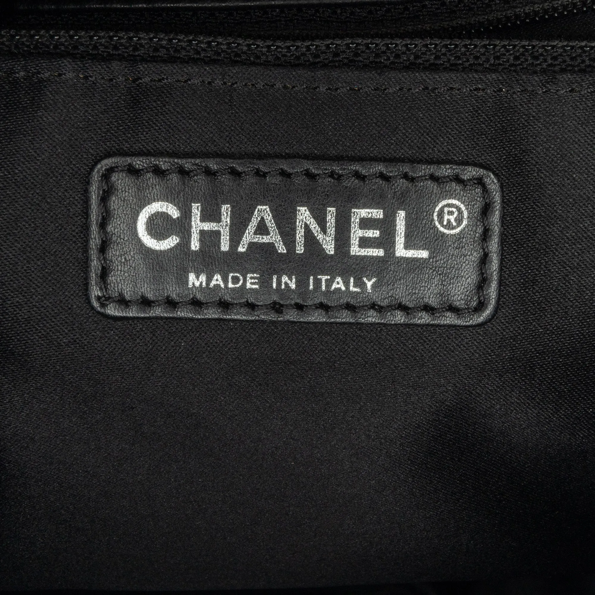 Black Chanel Jumbo Sequined Lambskin Moonlight On Water Flap Shoulder Bag