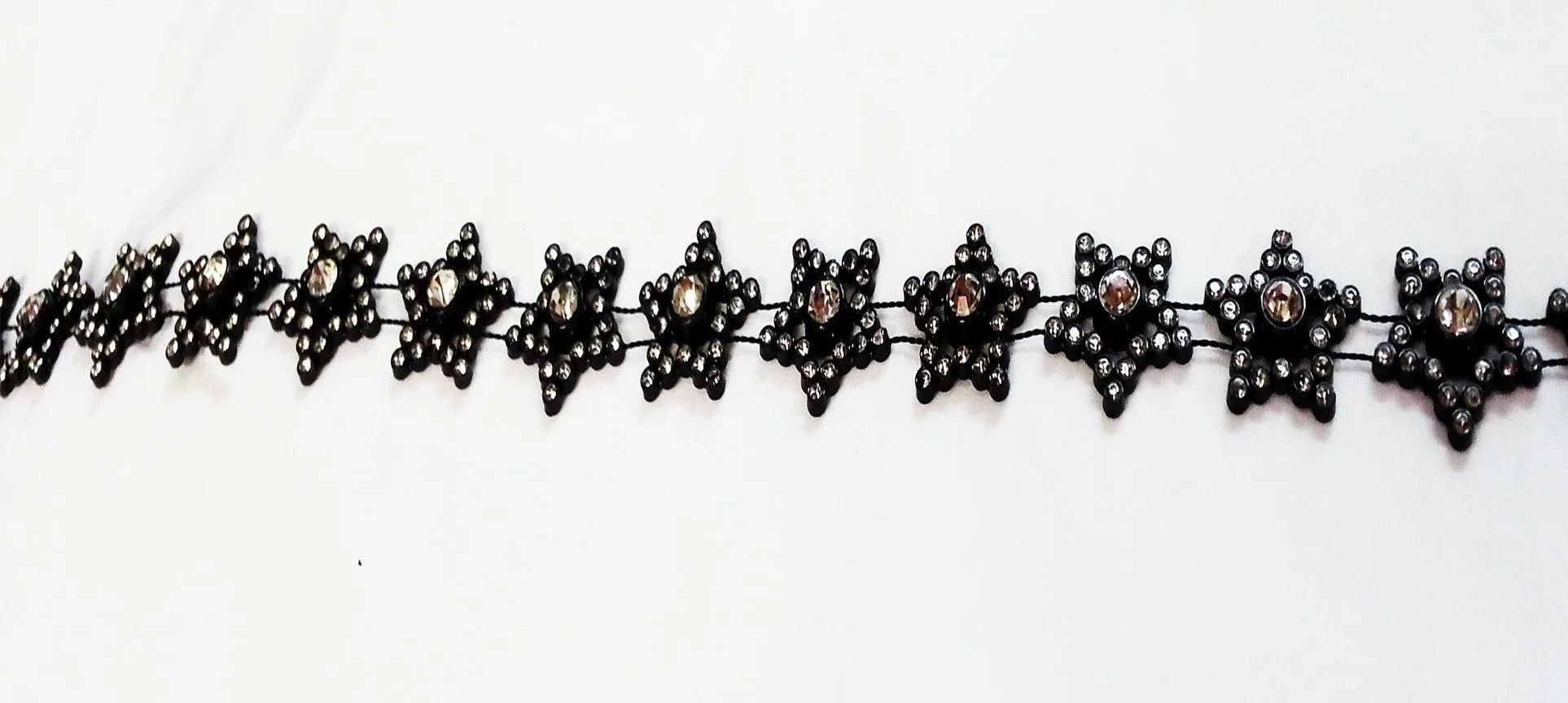 Black Star Diamante Trim SOLD OUT